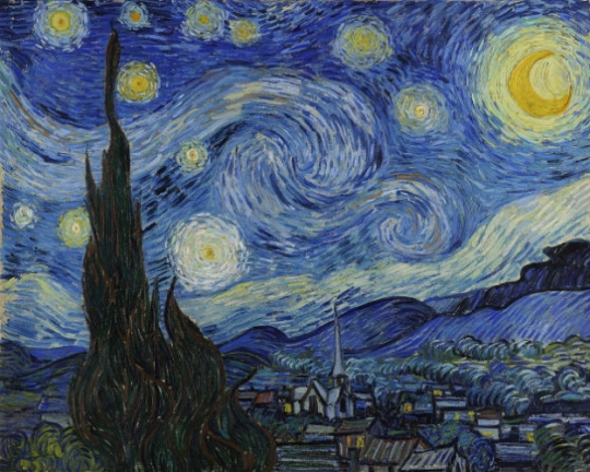 Starry Night Print by Vincent Van Gogh New Zealand Fine Prints