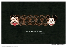 Dick Frizzell's Print Mickey to Tiki (Reversed)