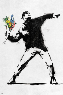 Banksy Billie Holiday Life Is Beautiful Poster Print (24 x 36