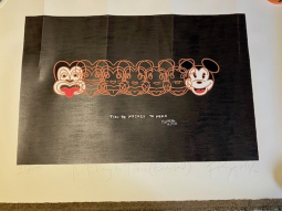 Mickey to Tiki Reversed screenprint
