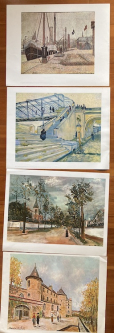 4x French Street Scenes