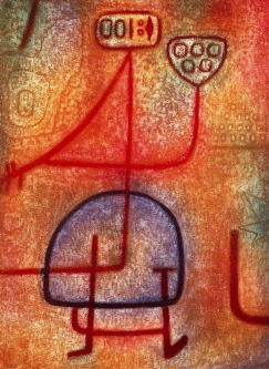 Der schone Blumentopf by Paul Klee - large abstract printed in Germany