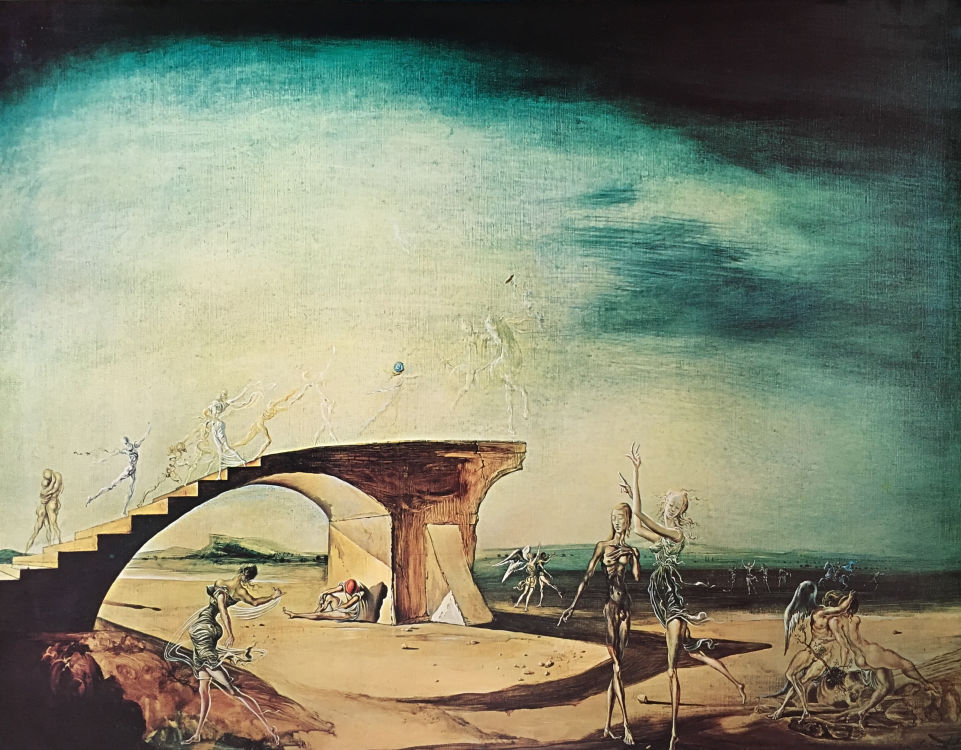 Broken Bridge & the Dream by Salvador Dali New Zealand Fine Prints