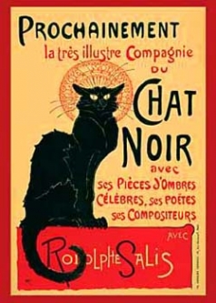 Chat Noir Poster by Theophile Steinlen