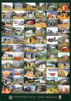 New Zealand Tramping Huts Poster