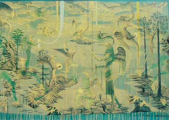 Bill Hammond Print "Jingle Jangle Morning"