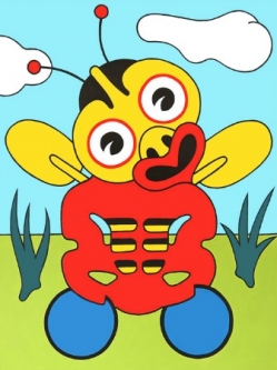 Buzzy Bee Tiki by Lester Hall