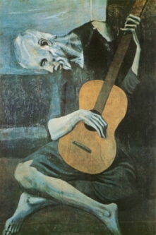 Old Guitarist Poster by Pablo Picasso