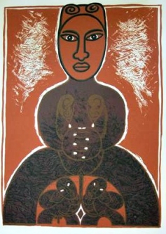 Mana Wahine II by Robyn Kahukiwa
