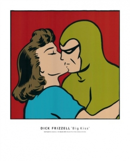 Dick Frizzell's Big Kiss Print
