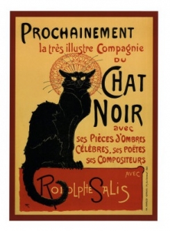 Chat Noir Print by Steinlen