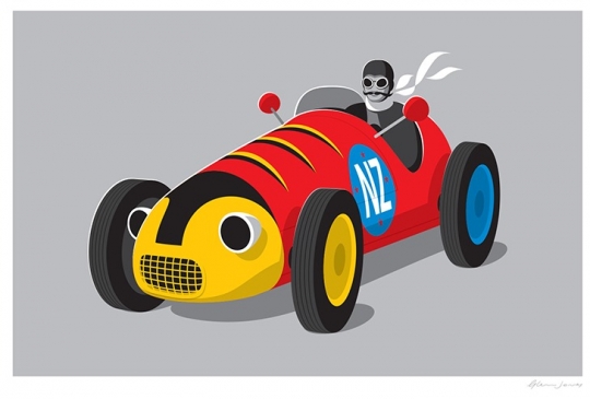 Retro Racer by Glenn Jones