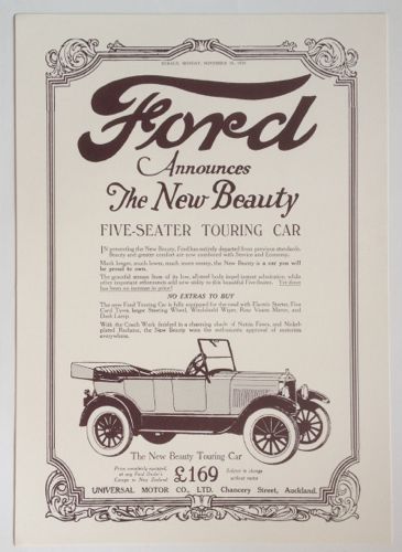 Vintage Ford Advertising Poster (1925)