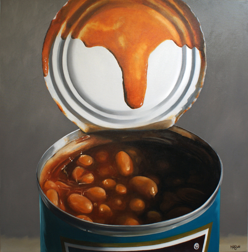Matt Guild Print Baked Beans Saucy Lid New Zealand Fine Prints