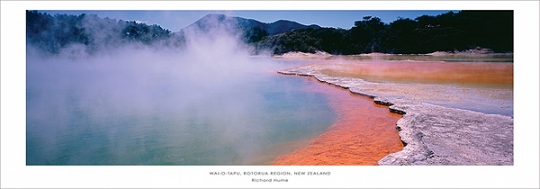 Poster of Wai-o-tapu, Rotorua by Richard Hume