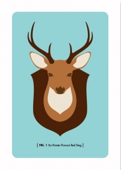 Stag Print by "326"