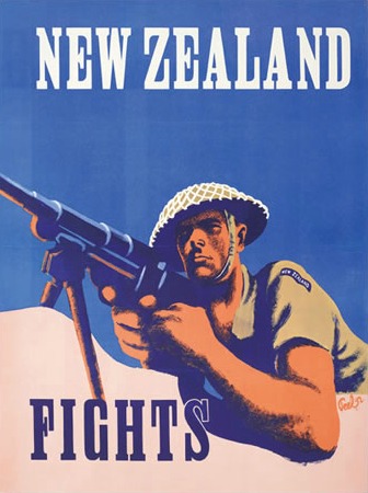 New Zealand Fights Vintage Poster: New Zealand Fine Prints