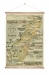 South Island Vintage Wall Map on Canvas