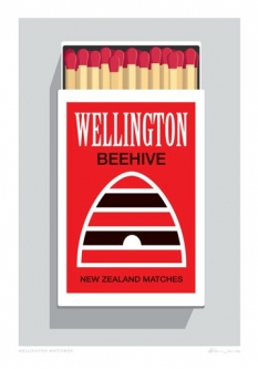 Wellington Match Box Print by Glenn Jones