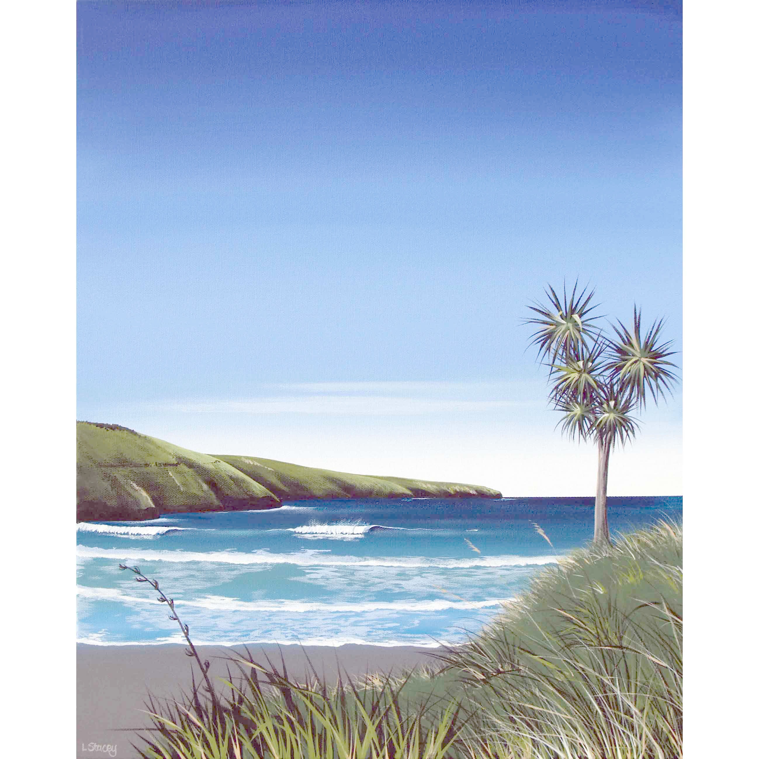 Okains Bay Canvas Art Print by Linelle Stacey: New Zealand Fine Prints
