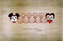 Mickey to Tiki by Dick Frizzell