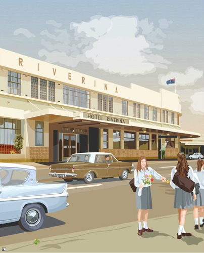 The Riverina, Hamilton 1975 by Terry Moyle and Rosie Louise