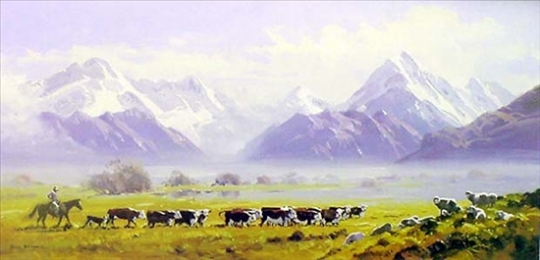 Mt Sefton & Mt Cook  by Peter  Beadle